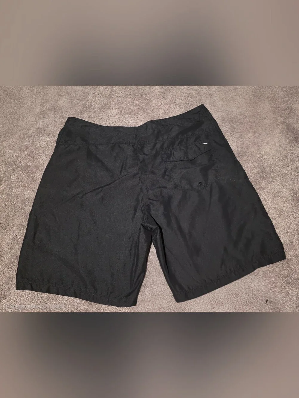 Hurley Black Men's Board Shorts with Side Logo